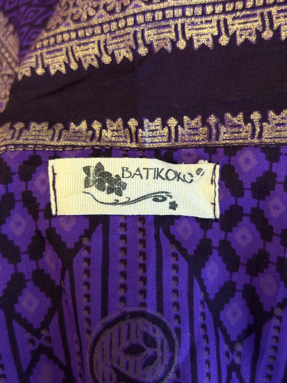 Veste en soie violette