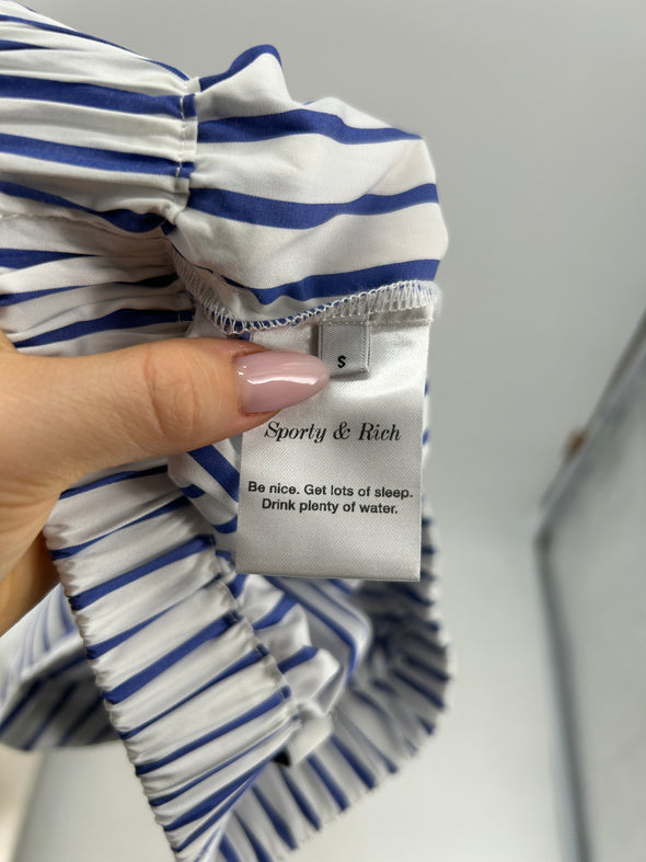 Short à rayures
