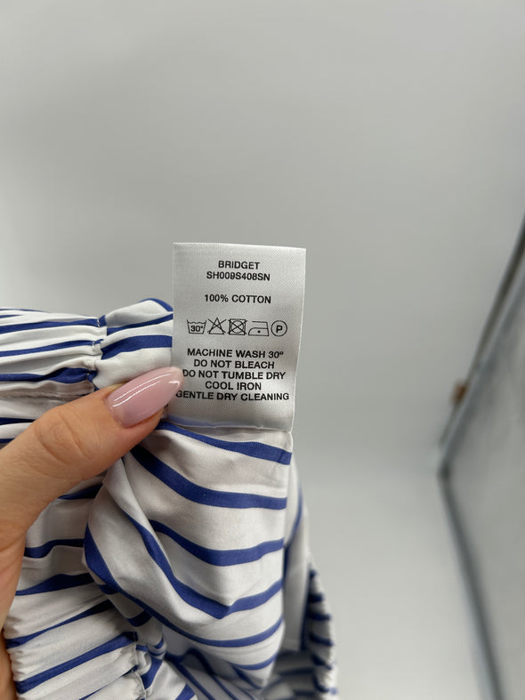 Short à rayures