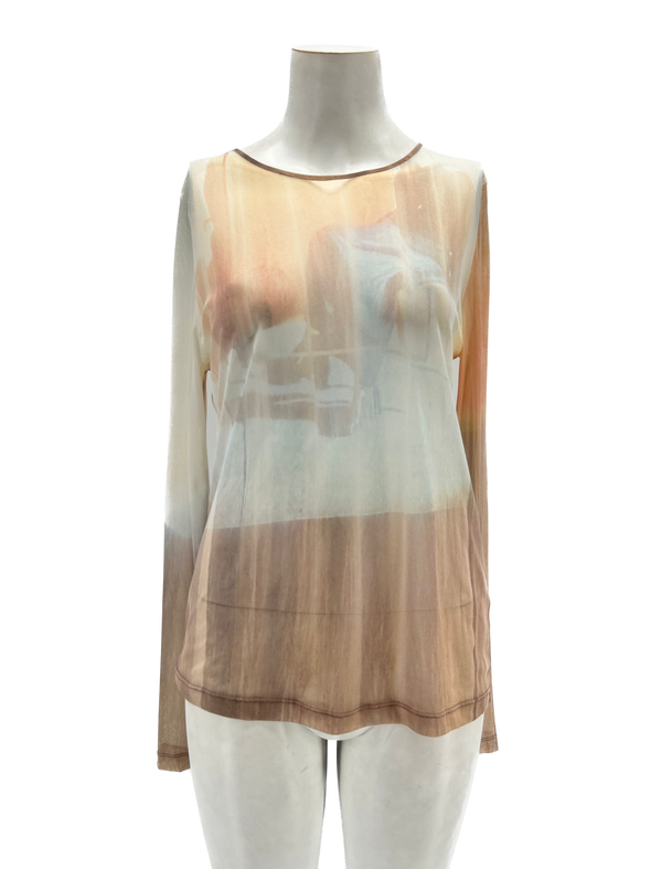 Top transparent beige