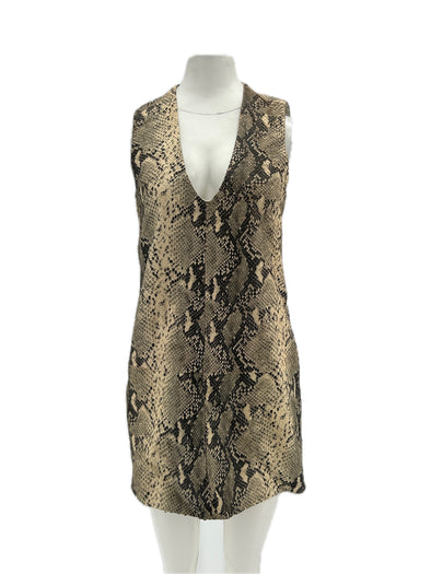 Robe en cuir
