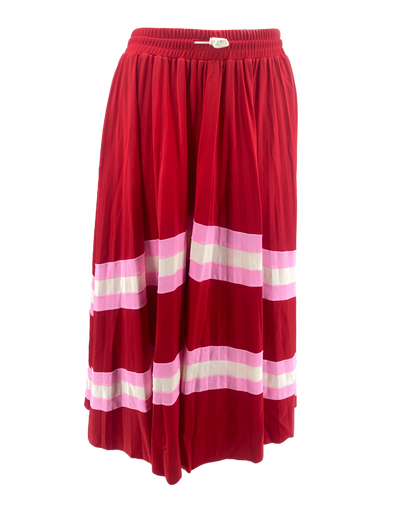 Jupe longue rouge