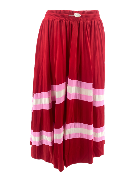 Jupe longue rouge