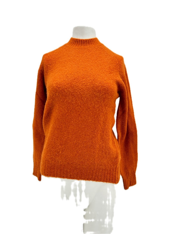 Pull en laine orange