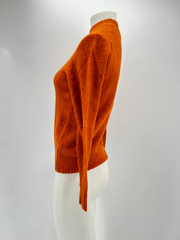 Pull en laine orange