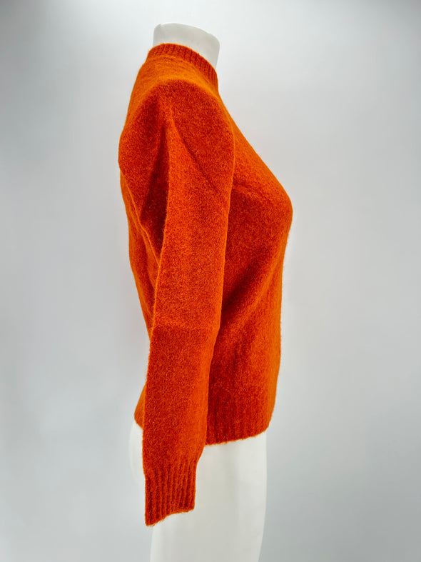 Pull en laine orange