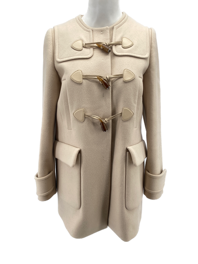 Manteau en laine beige