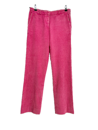 Pantalon en velours rose