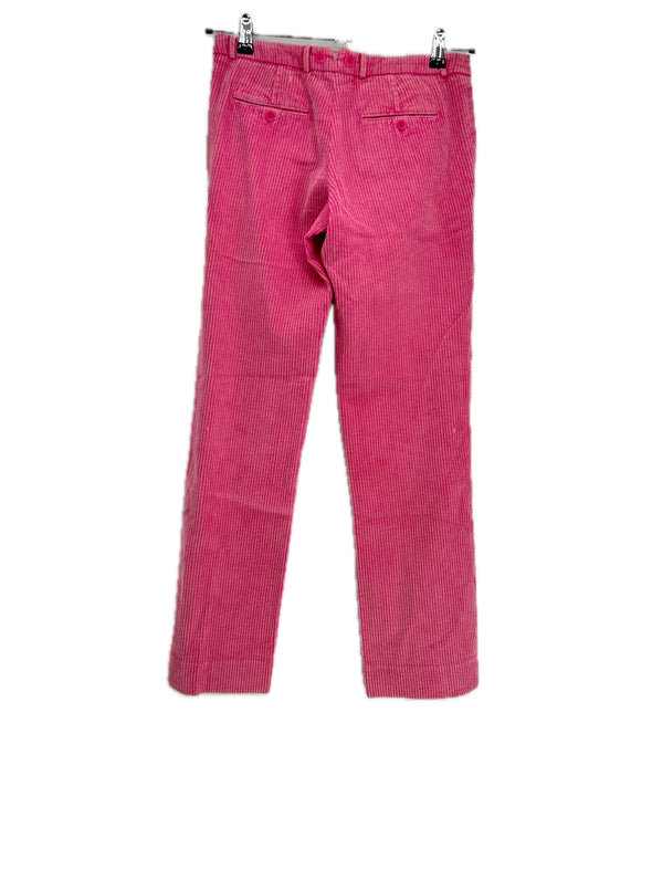 Pantalon en velours rose