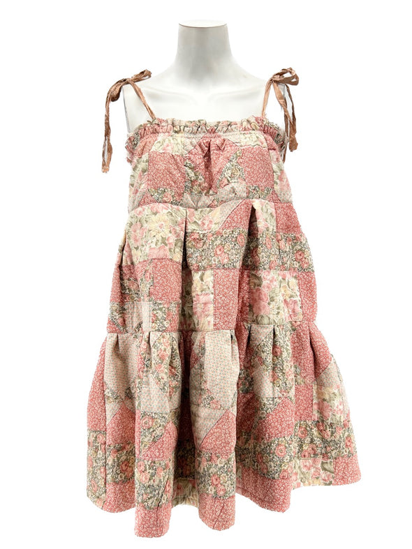 Robe patchwork rose