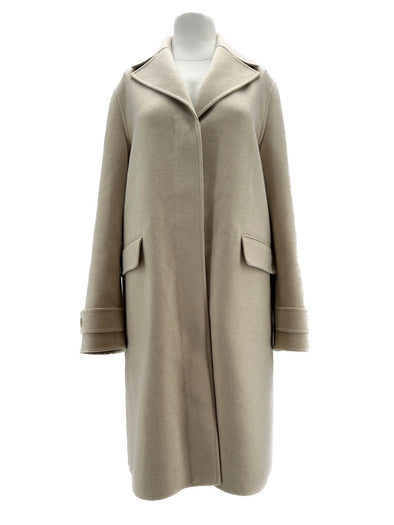 Manteau mi-long crème