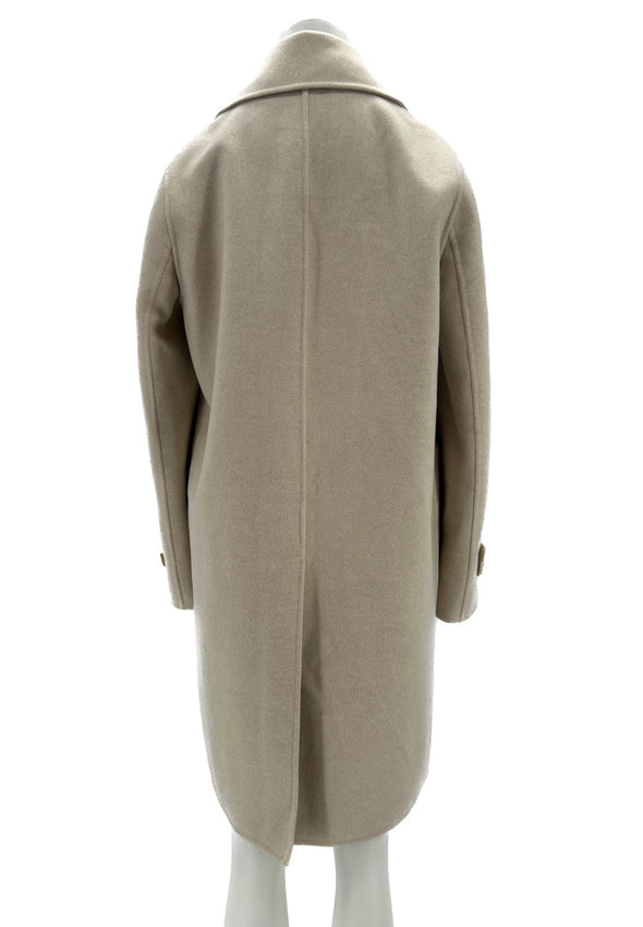 Manteau mi-long crème