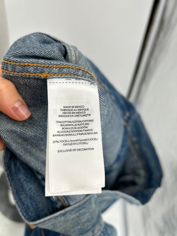 Veste en jean bleu