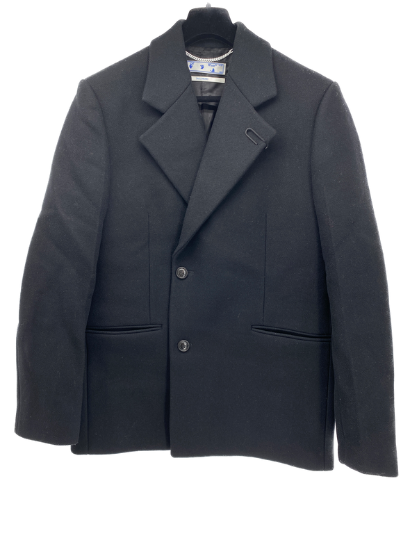 Veste en laine noire