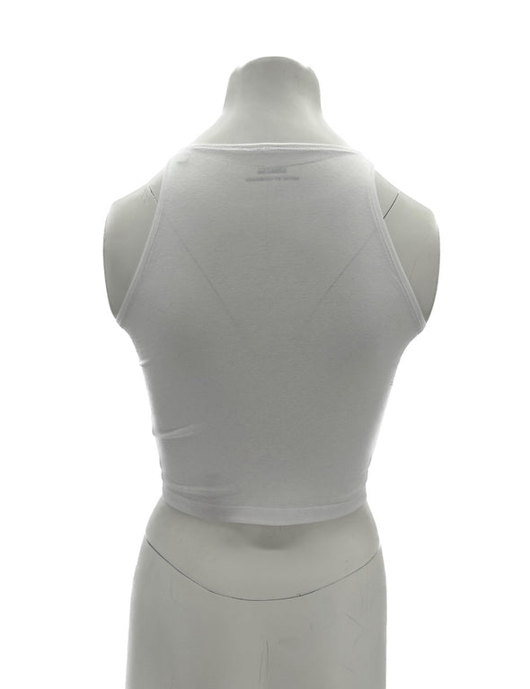 Débardeur blanc à détail papillon