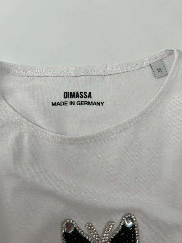 Débardeur blanc à détail papillon