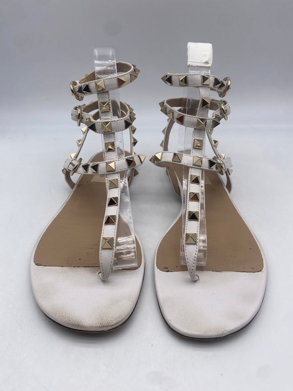 Sandales "Rockstud" en cuir
