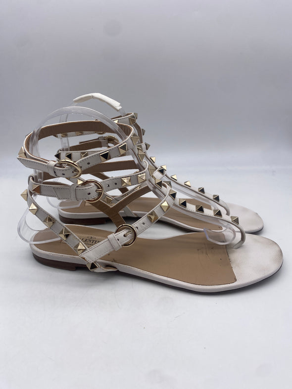 Sandales "Rockstud" en cuir