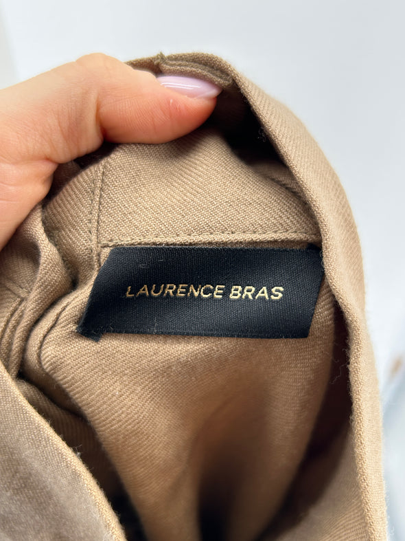 Blouse en laine beige