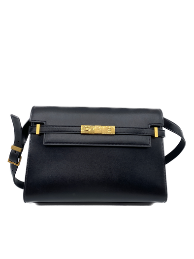 Sac à main "Manhattan" en cuir noir