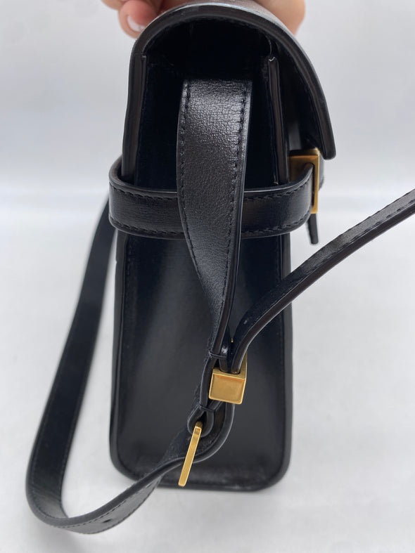 Sac à main "Manhattan" en cuir noir