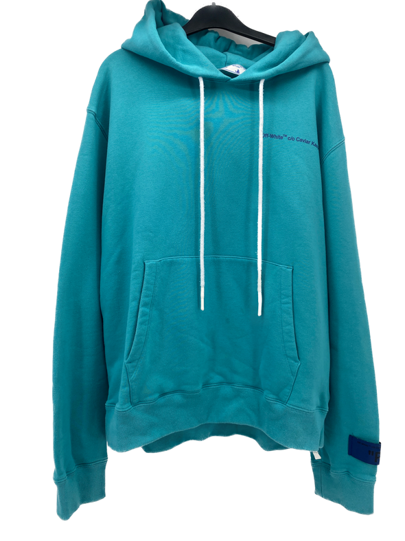 Sweatshirt imprimé turquoise