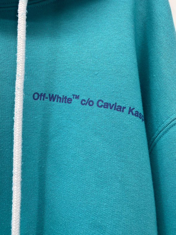 Sweatshirt imprimé turquoise
