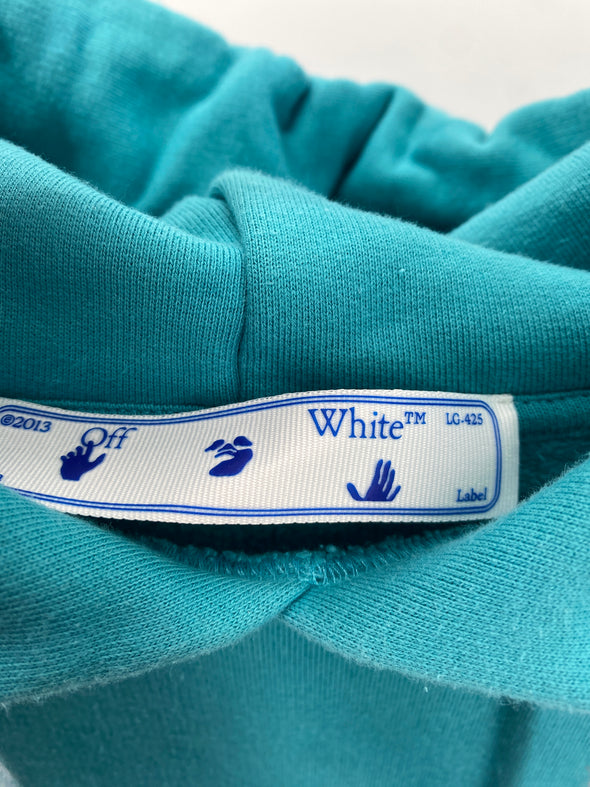 Sweatshirt imprimé turquoise