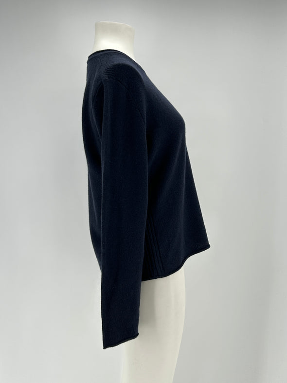Pull en laine marine