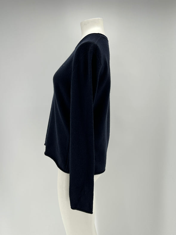 Pull en laine marine