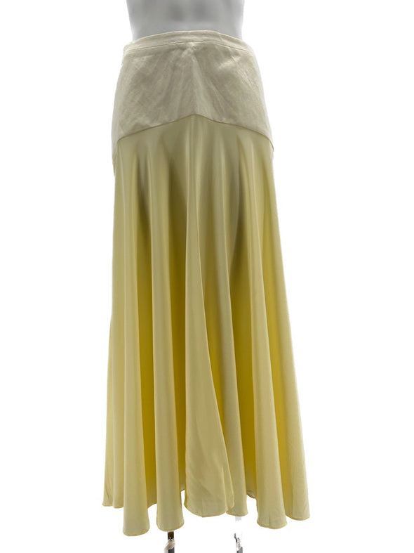 Jupe longue jaune "Juliet"