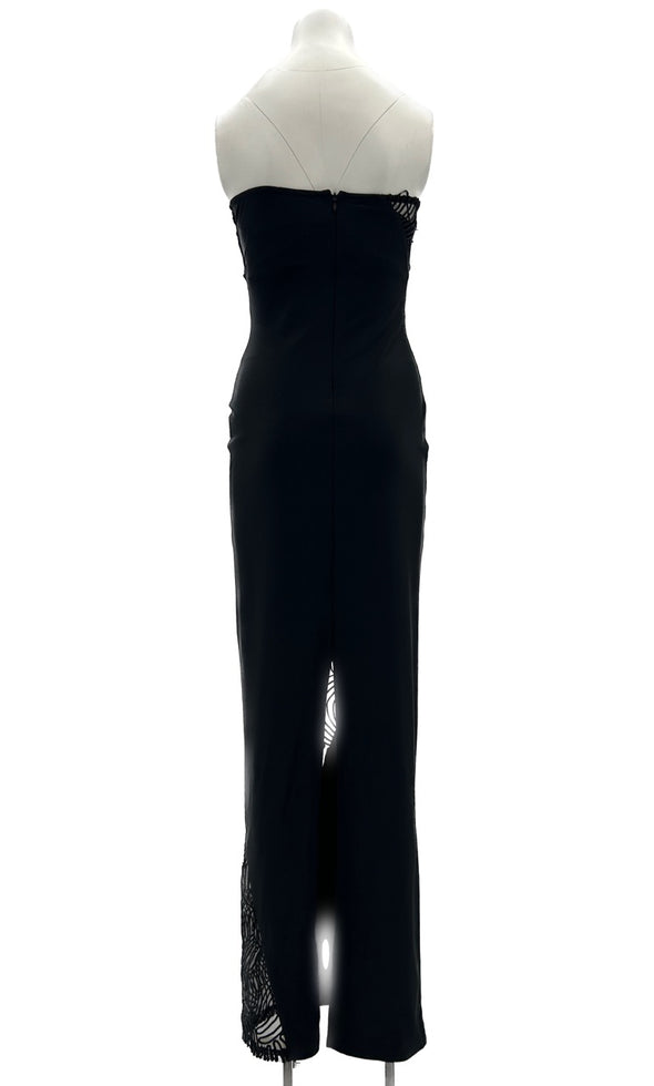 Robe longue asymétrique