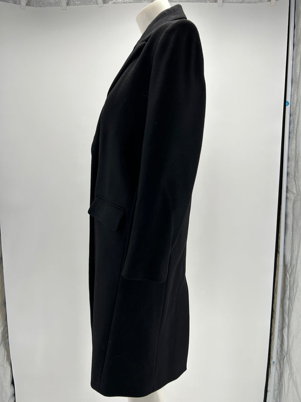 Manteau noir en laine