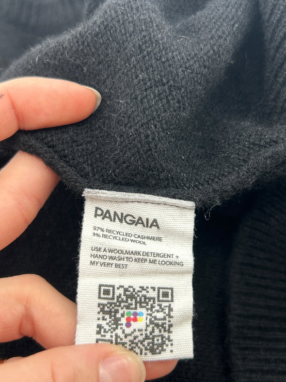 Pull noir en cachemire