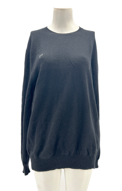 Pull noir en cachemire