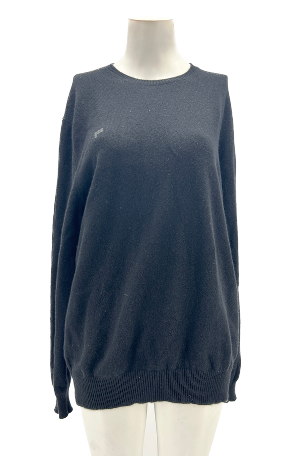 Pull noir en cachemire