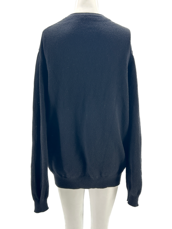 Pull noir en cachemire