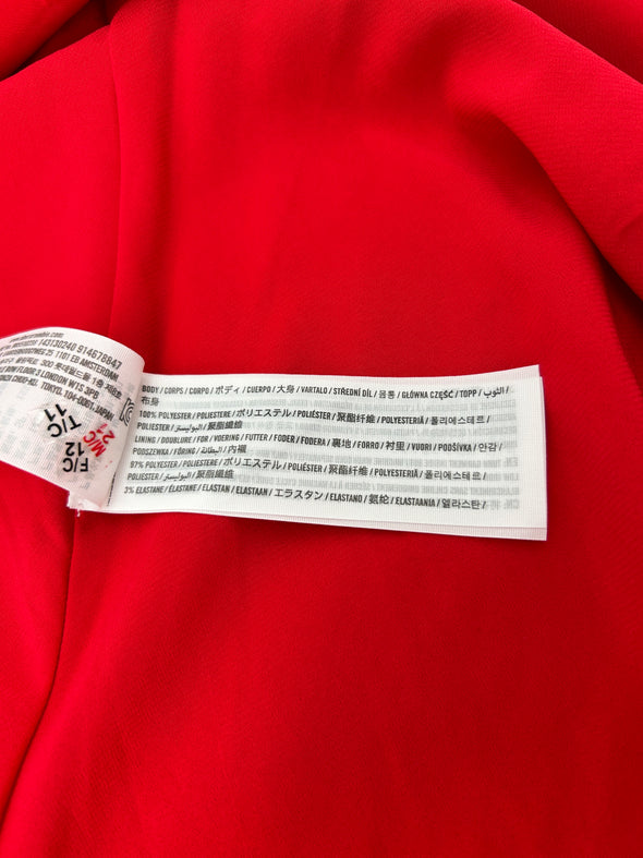 Jupe midi rouge