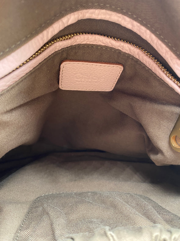 Sac à main "Marcie" en cuir rose