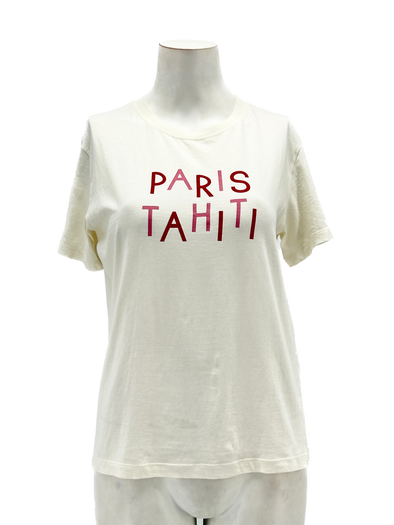 T-shirt blanc imprimé