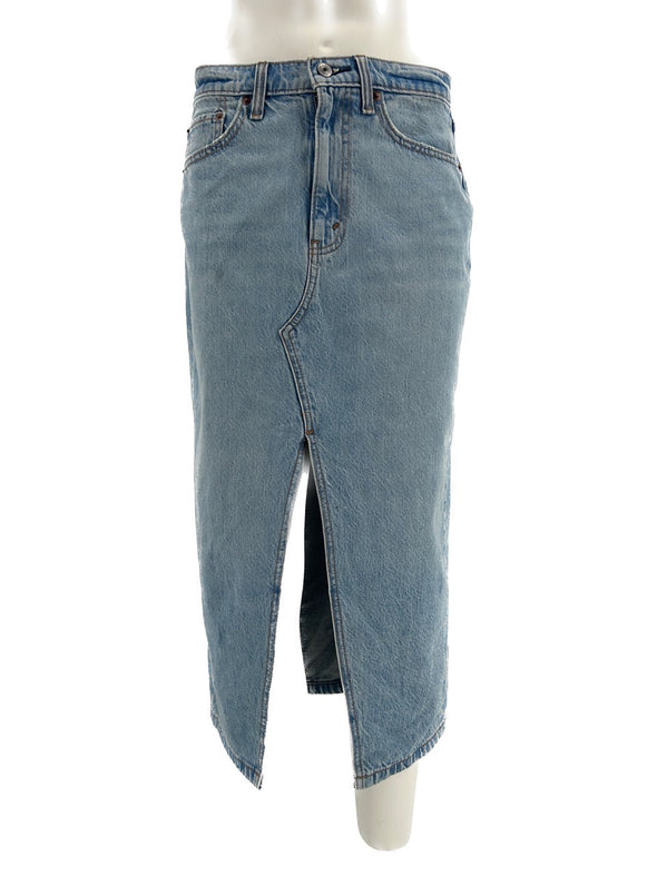 Jupe longue en denim