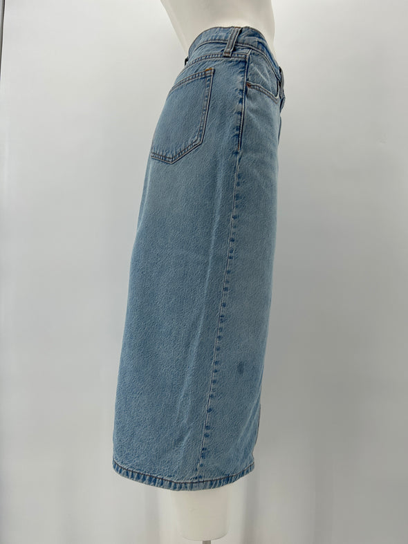 Jupe longue en denim