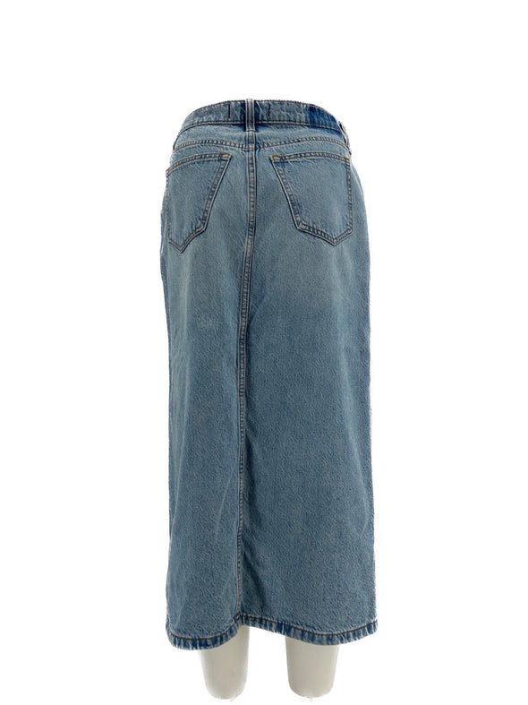 Jupe longue en denim