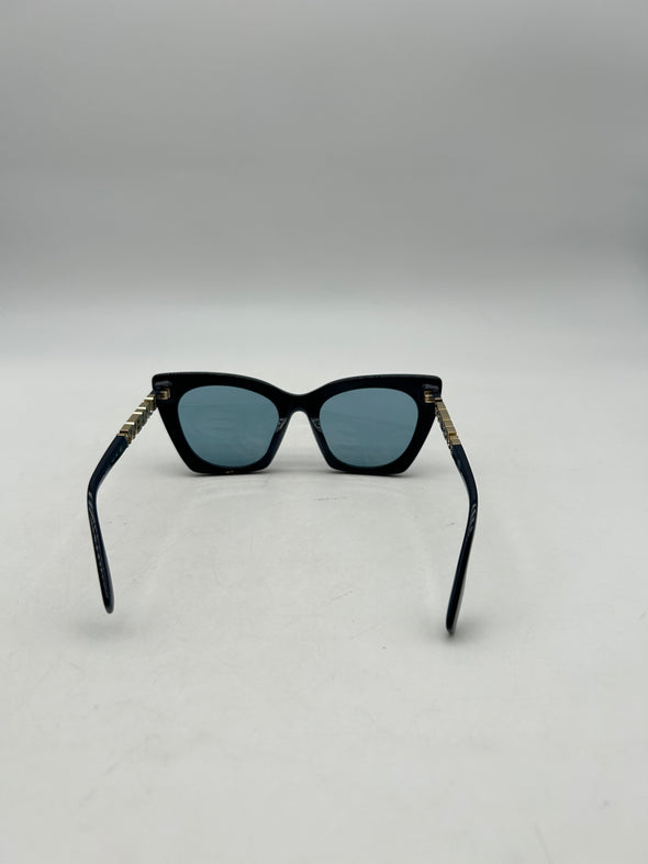 Lunettes de soleil bleues