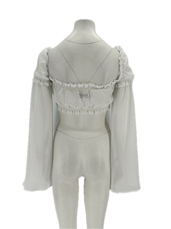 Top crop blanc