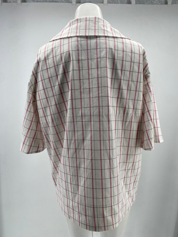 Chemise manches courtes à carreaux