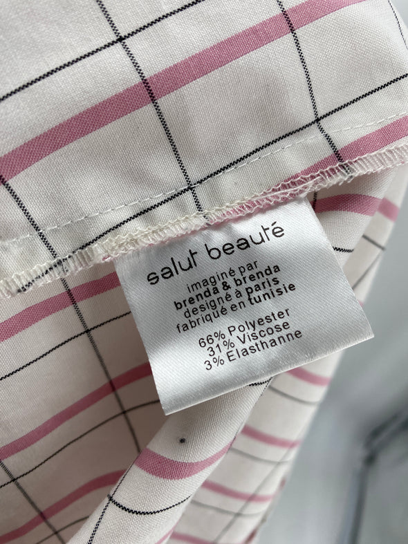 Chemise manches courtes à carreaux