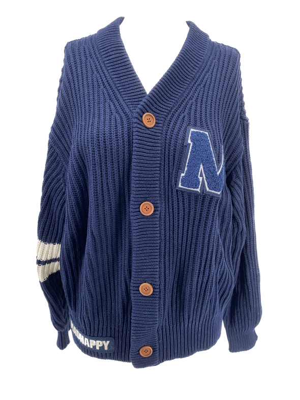 Cardigan bleu