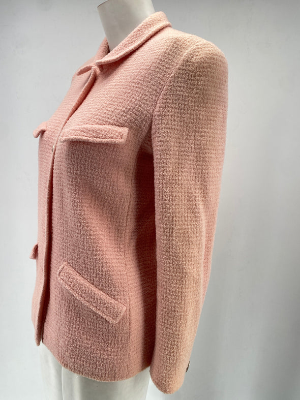 Veste en tweed rose