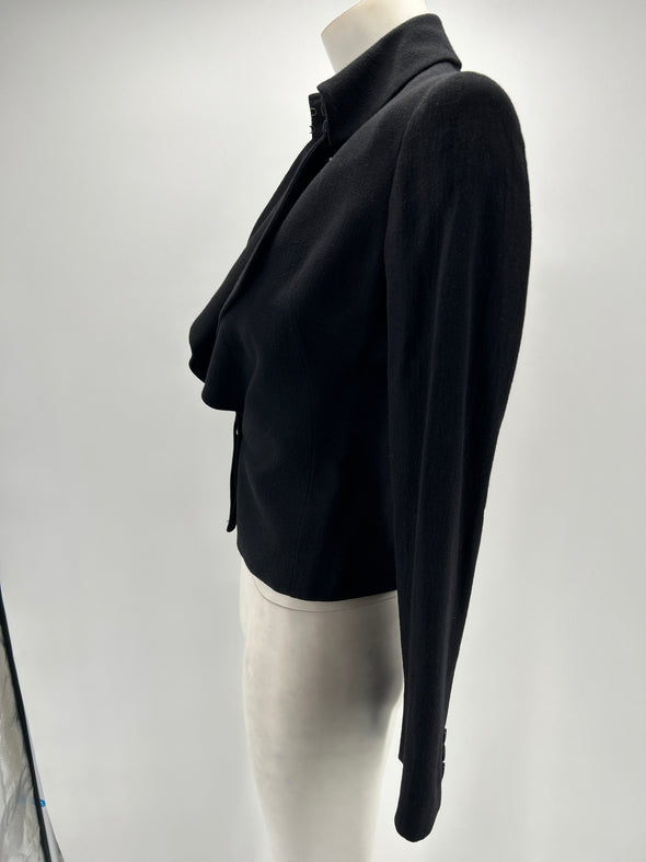 Veste de tailleur cintrée noire